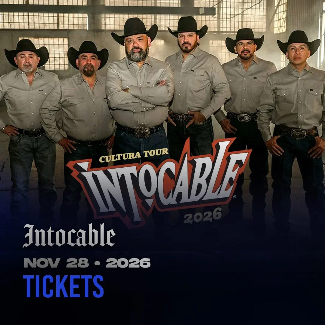 Intocable live tour poster 2026